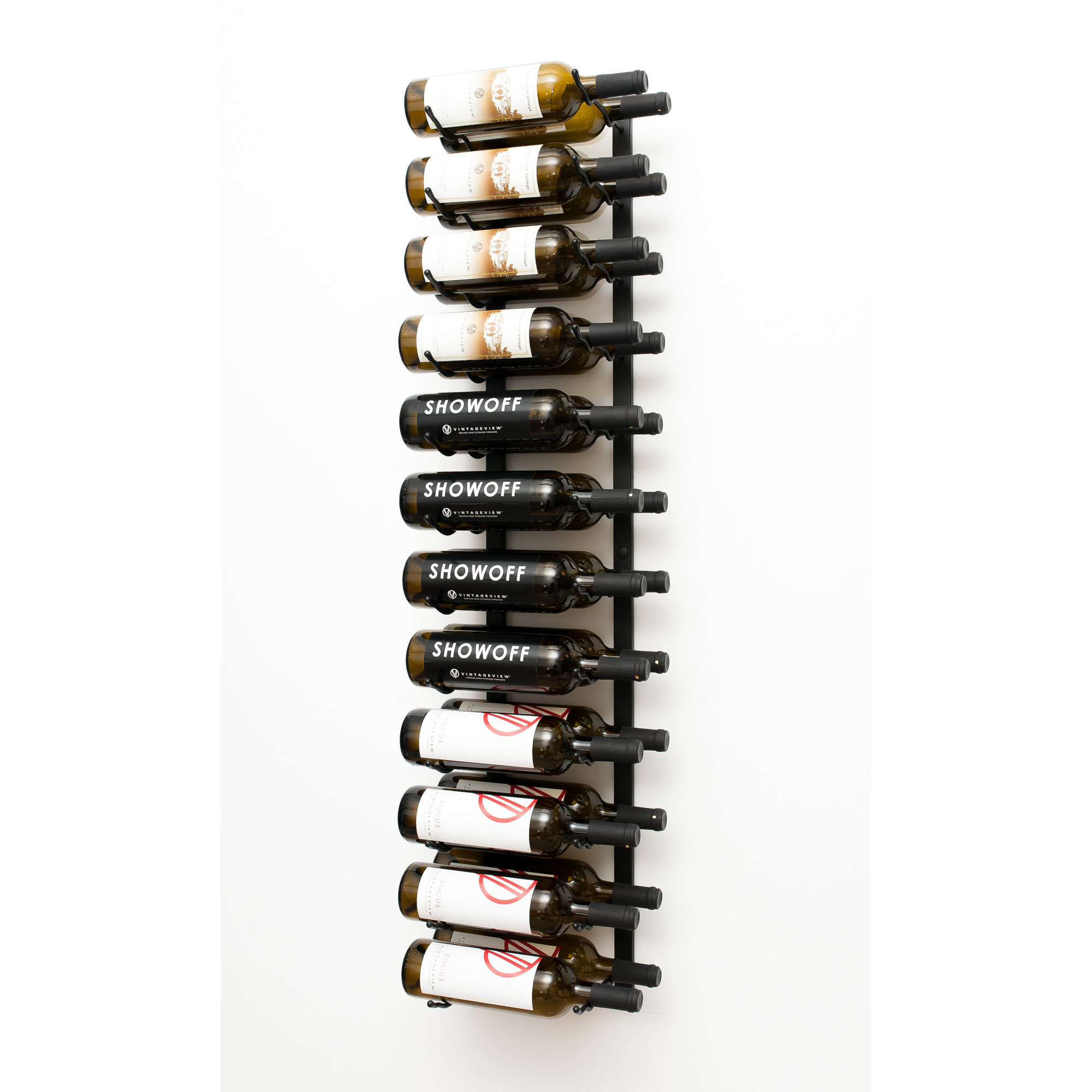 VintageView Wall Series 24 Bottle Wall Mounted Wine Rack & Reviews Wayfair